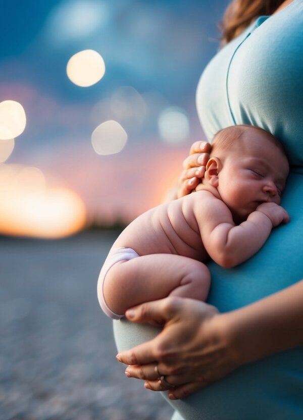 Sonhar com bebê mexendo na barriga