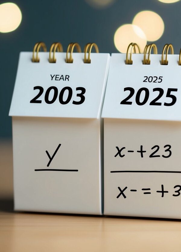 Quem nasceu em 2003 tem quantos anos em 2025?