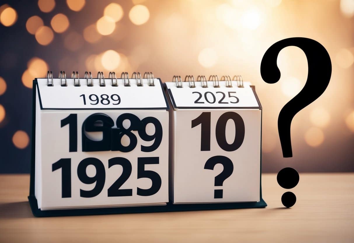 Quem nasceu em 1989 tem quantos anos em 2025? - CB zoo