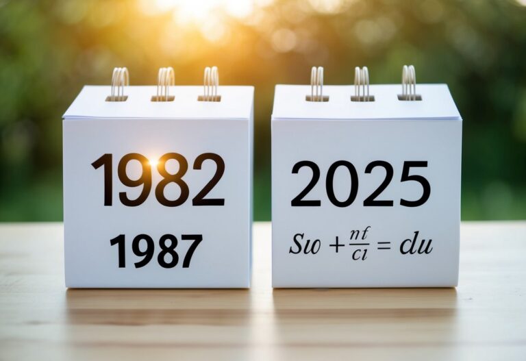 Quem nasceu em 1982 tem quantos anos em 2025?