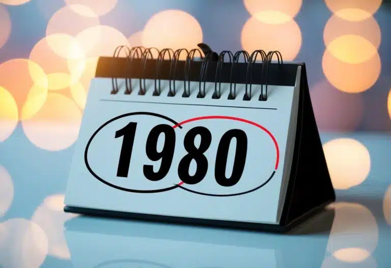 Quem nasceu em 1980 tem quantos anos em 2025?