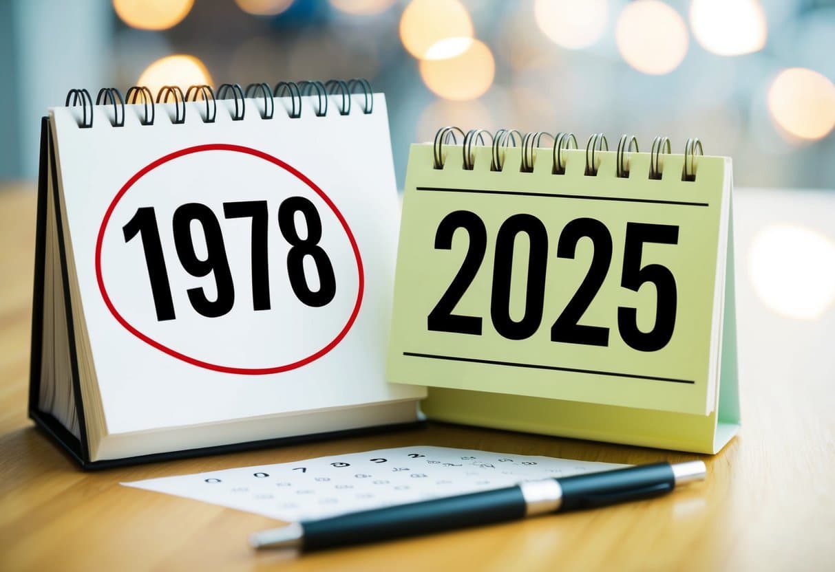 Quem nasceu em 1978 tem quantos anos em 2025? - CB zoo