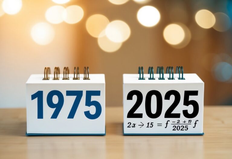 Quem nasceu em 1975 tem quantos anos em 2025?