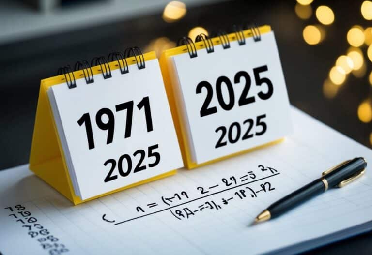 Quem nasceu em 1971 tem quantos anos em 2025?