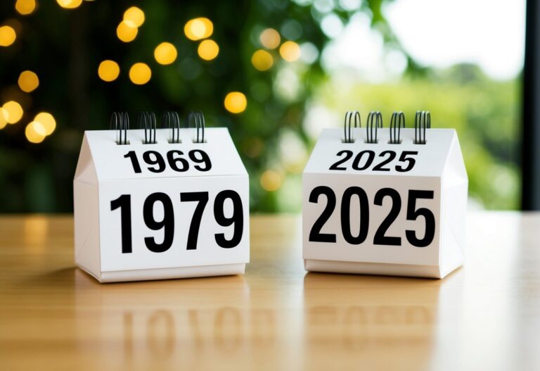 Quem nasceu em 1969 tem quantos anos em 2025?