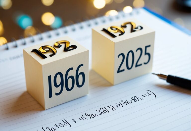 Quem nasceu em 1966 tem quantos anos em 2025?