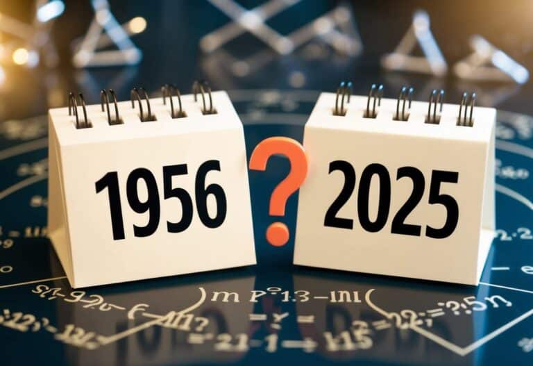 Quem nasceu em 1956 tem quantos anos em 2025?