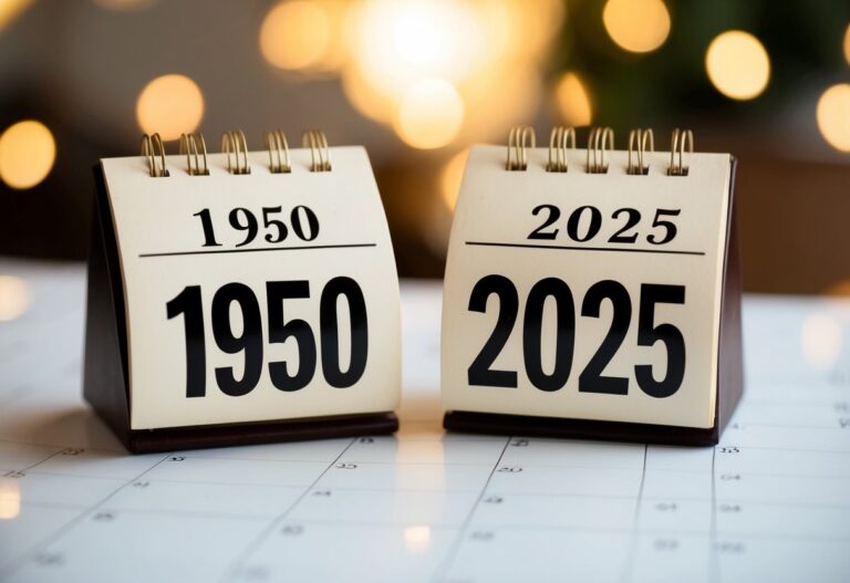 Quem nasceu em 1950 tem quantos anos em 2025?