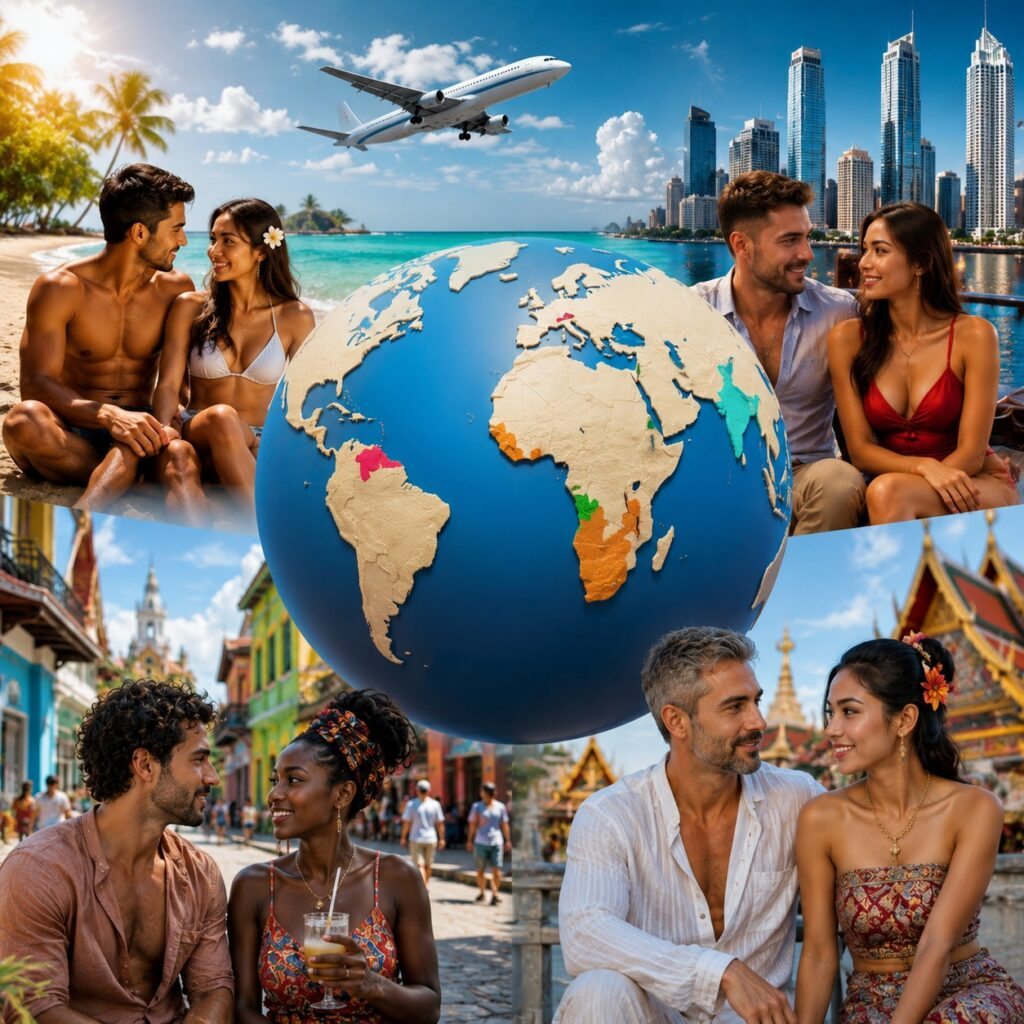 Os principais novatos na lista de países para o turismo sexual