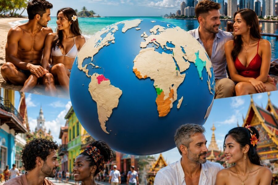 Os principais novatos na lista de países para o turismo sexual