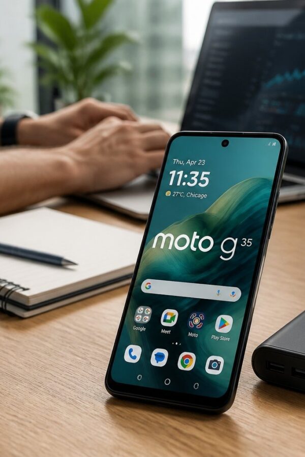 Moto G35: Bateria Duradoura e Desempenho Versátil Para o Seu Dia
